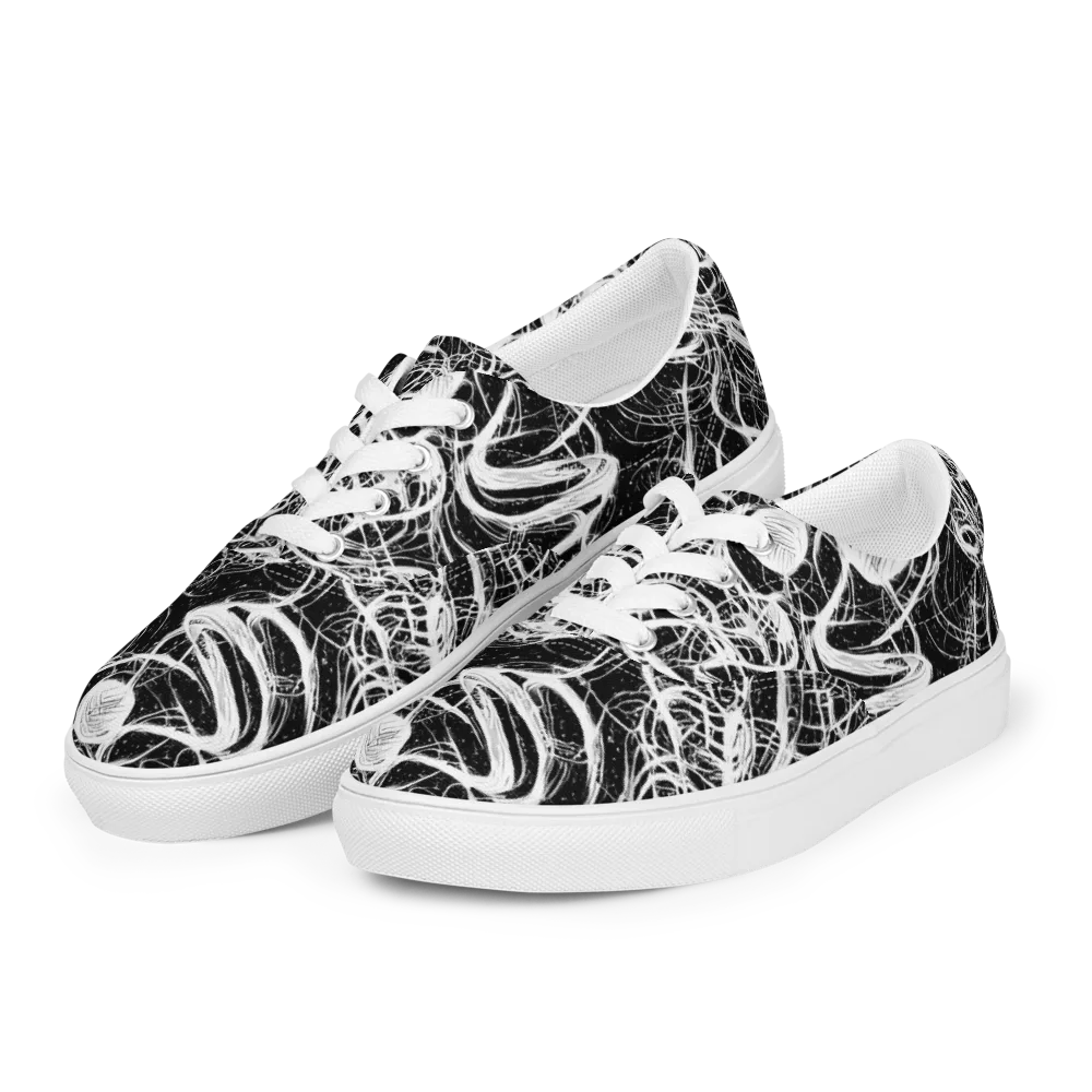 Blackroot Circuit on Men's Lace-Up Canvas Shoes — Left Front