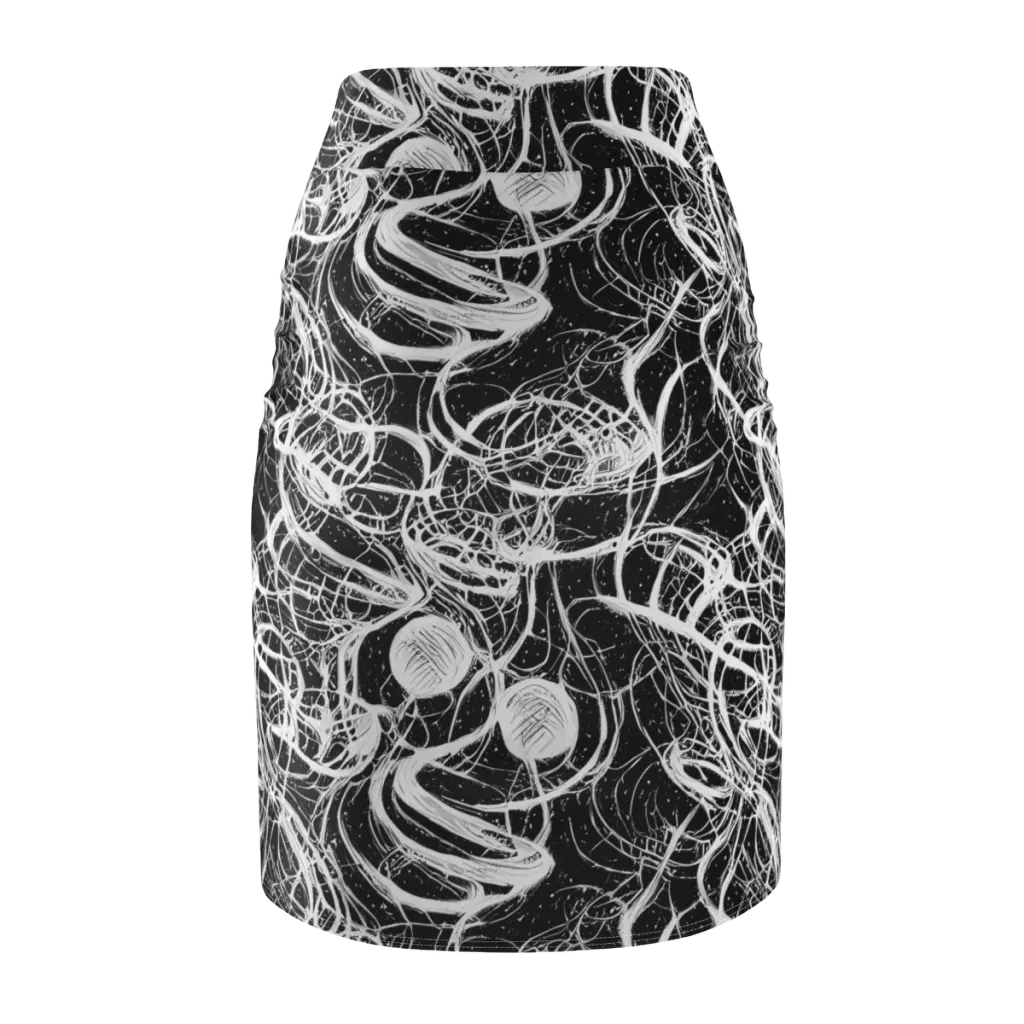Blackroot Circuit on Pencil Skirt — Back