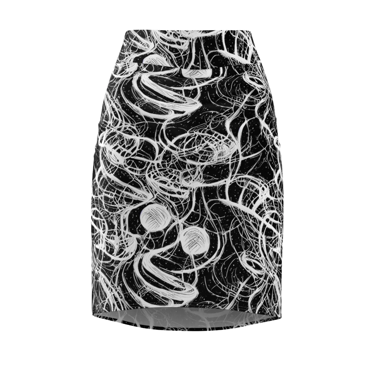 Blackroot Circuit on Pencil Skirt — Front