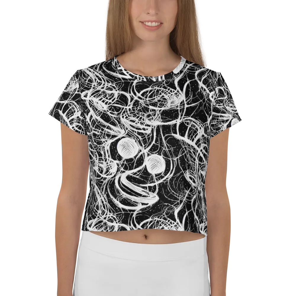 Blackroot Circuit on Crop Tee — Front