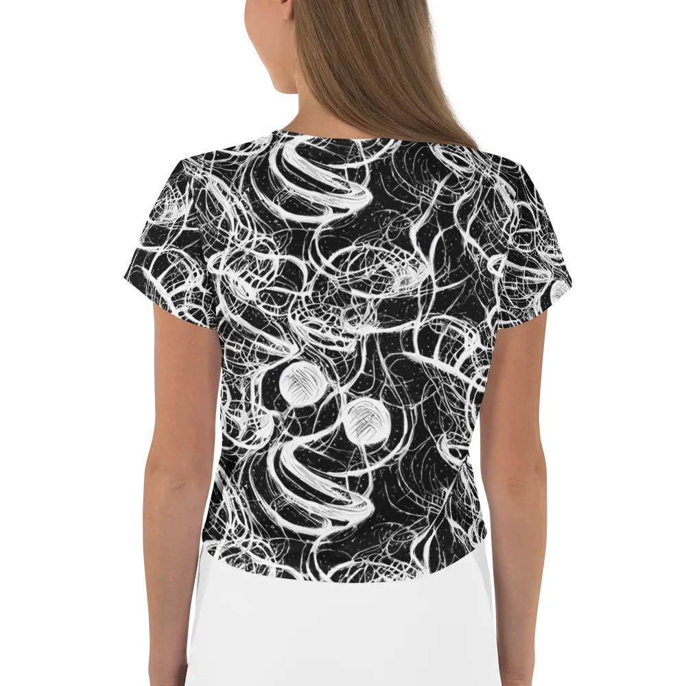 Blackroot Circuit on Crop Tee — Back