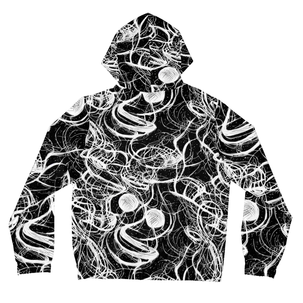 Blackroot Circuit on Women's Full-Zip Hoodie — Back