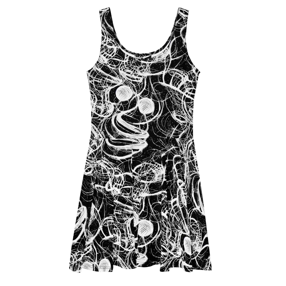 Blackroot Circuit on Skater Dress — Front