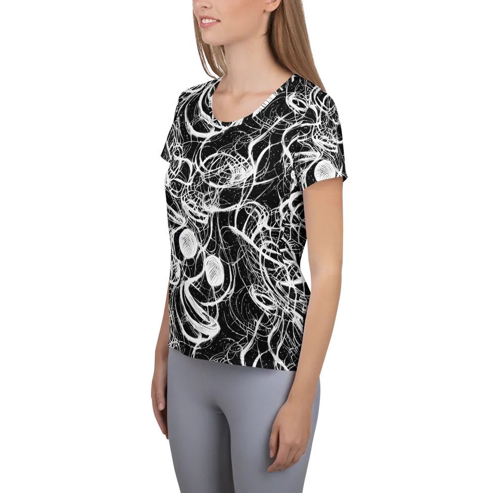 Blackroot Circuit on Women's Athletic T-Shirt — Left