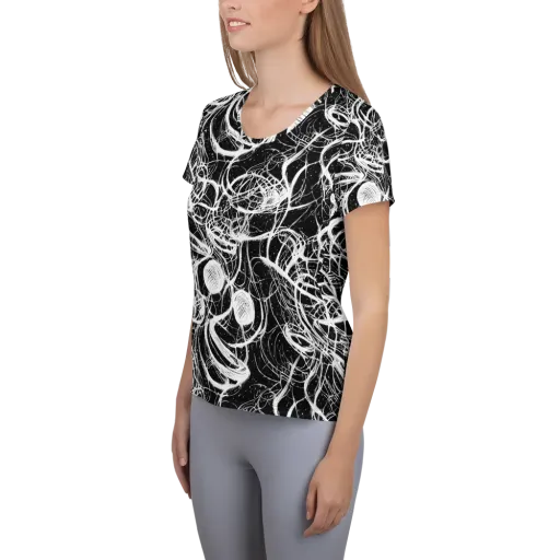 Blackroot Circuit on a Women's Athletic T-Shirt