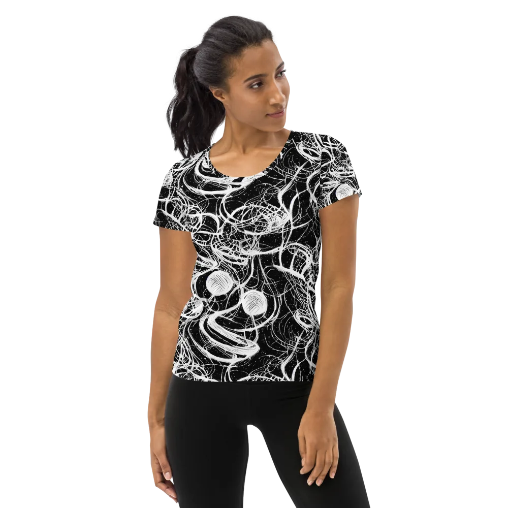Blackroot Circuit on Women's Athletic T-Shirt — Front