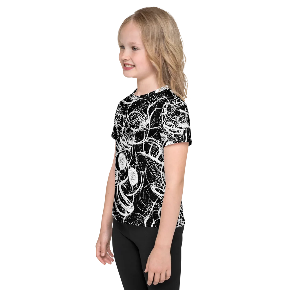 Blackroot Circuit on Kids Crew Neck T-Shirt — Left