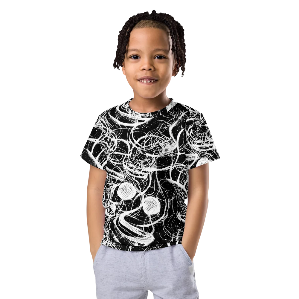 Blackroot Circuit on Kids Crew Neck T-Shirt — Front