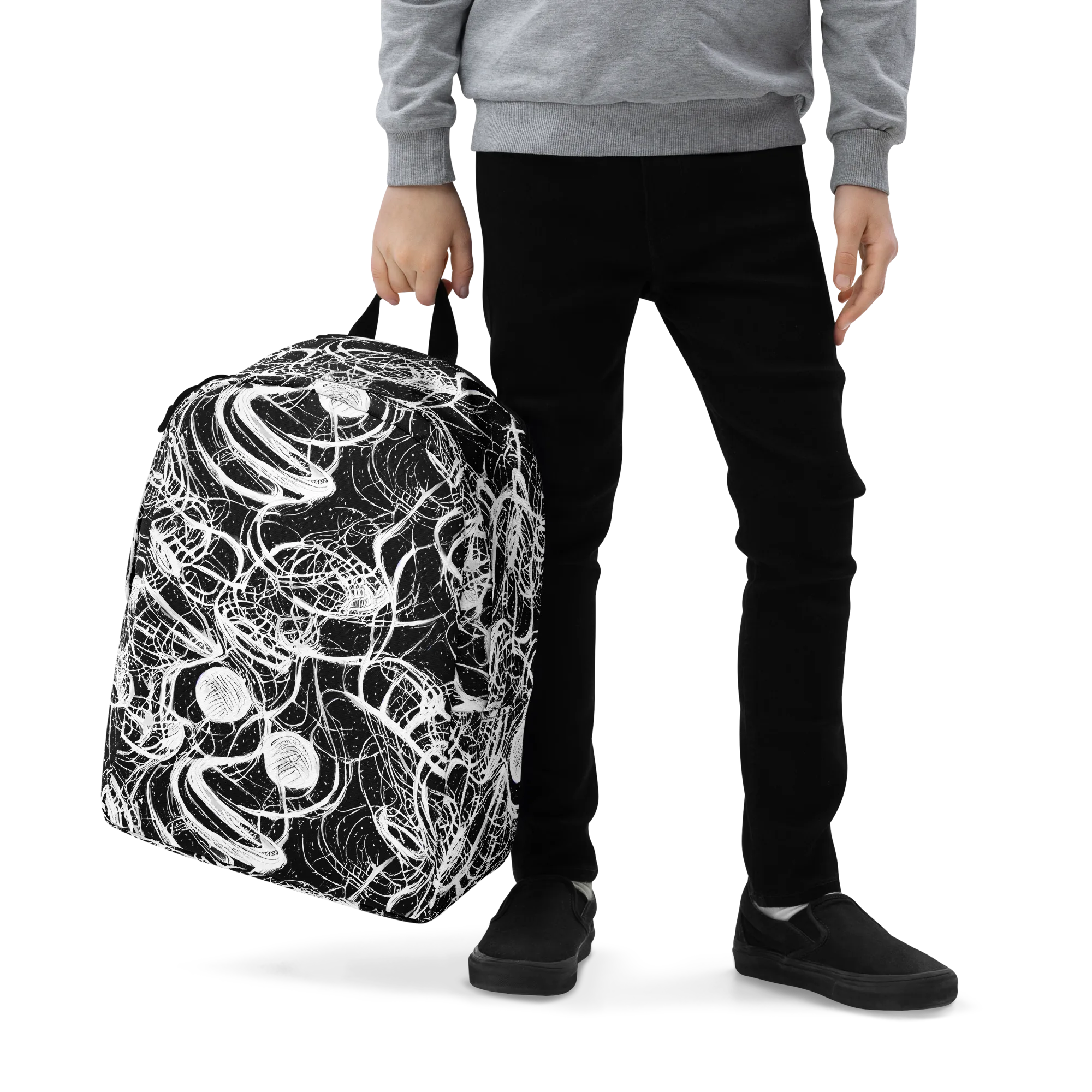 Blackroot Circuit on Minimalist Backpack — Zoomed-in