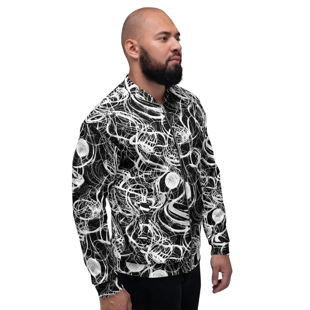 Blackroot Circuit on Bomber Jacket — Right