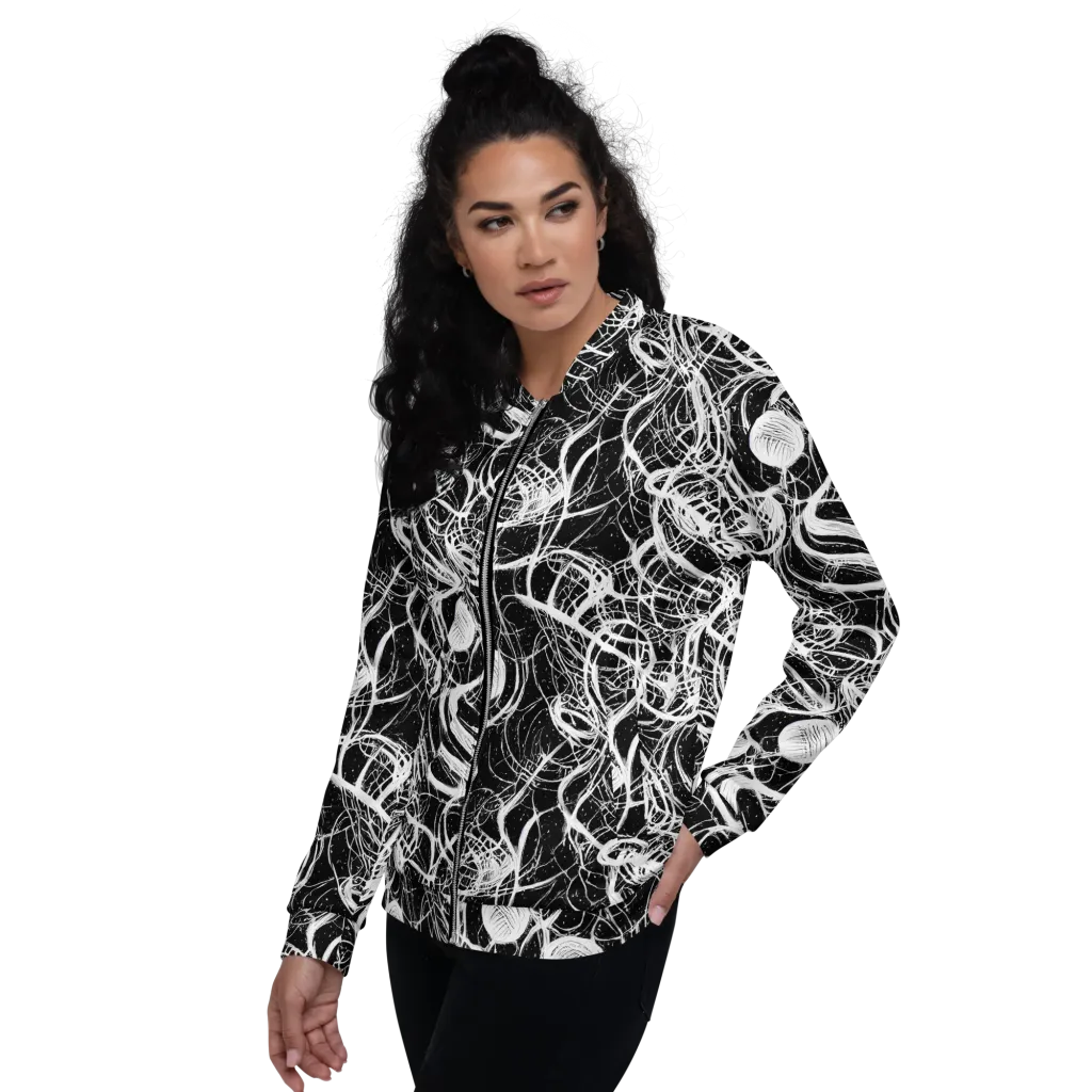 Blackroot Circuit on Bomber Jacket — Left