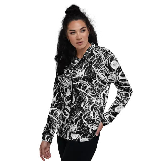 Blackroot Circuit on a Bomber Jacket