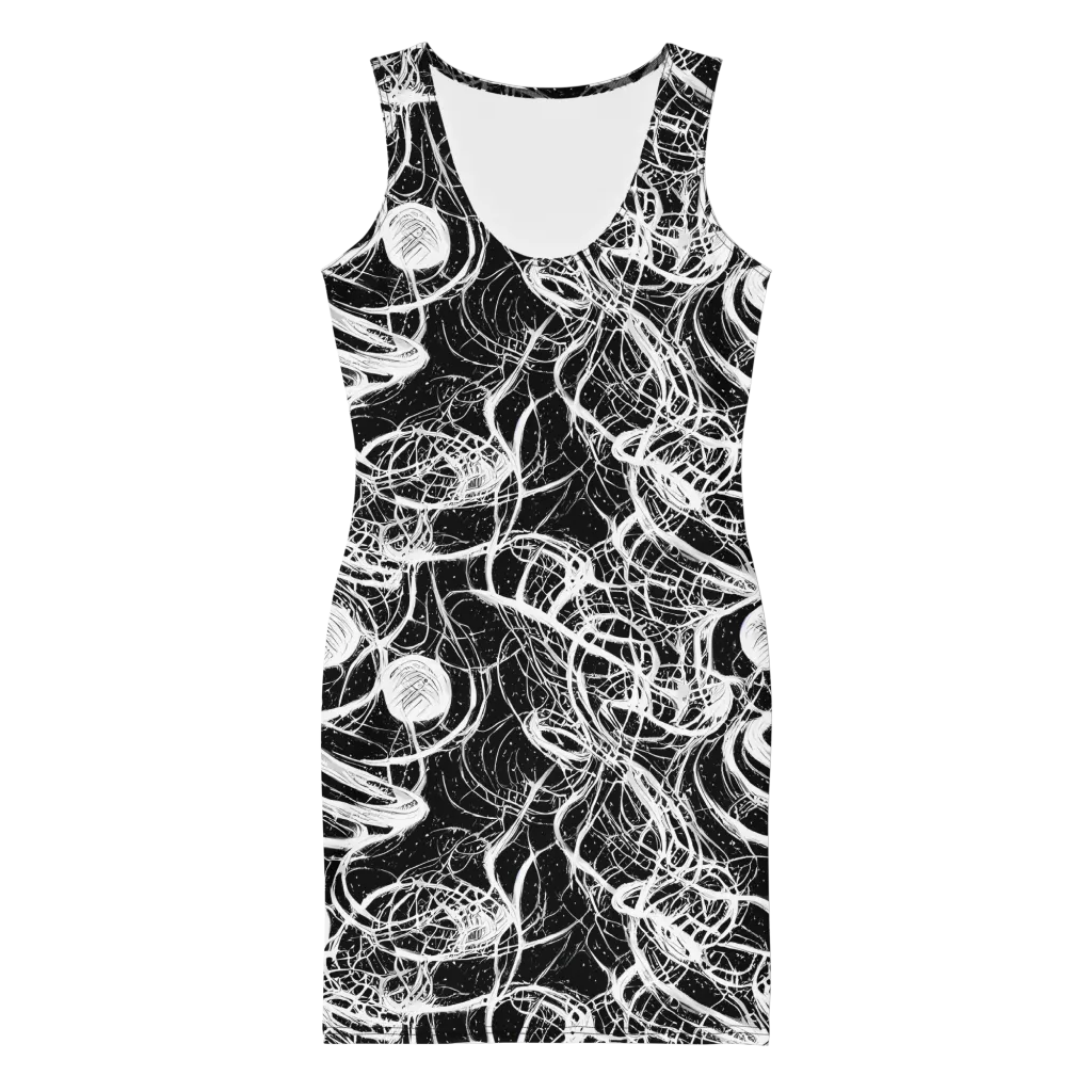Blackroot Circuit on Bodycon Dress — Front