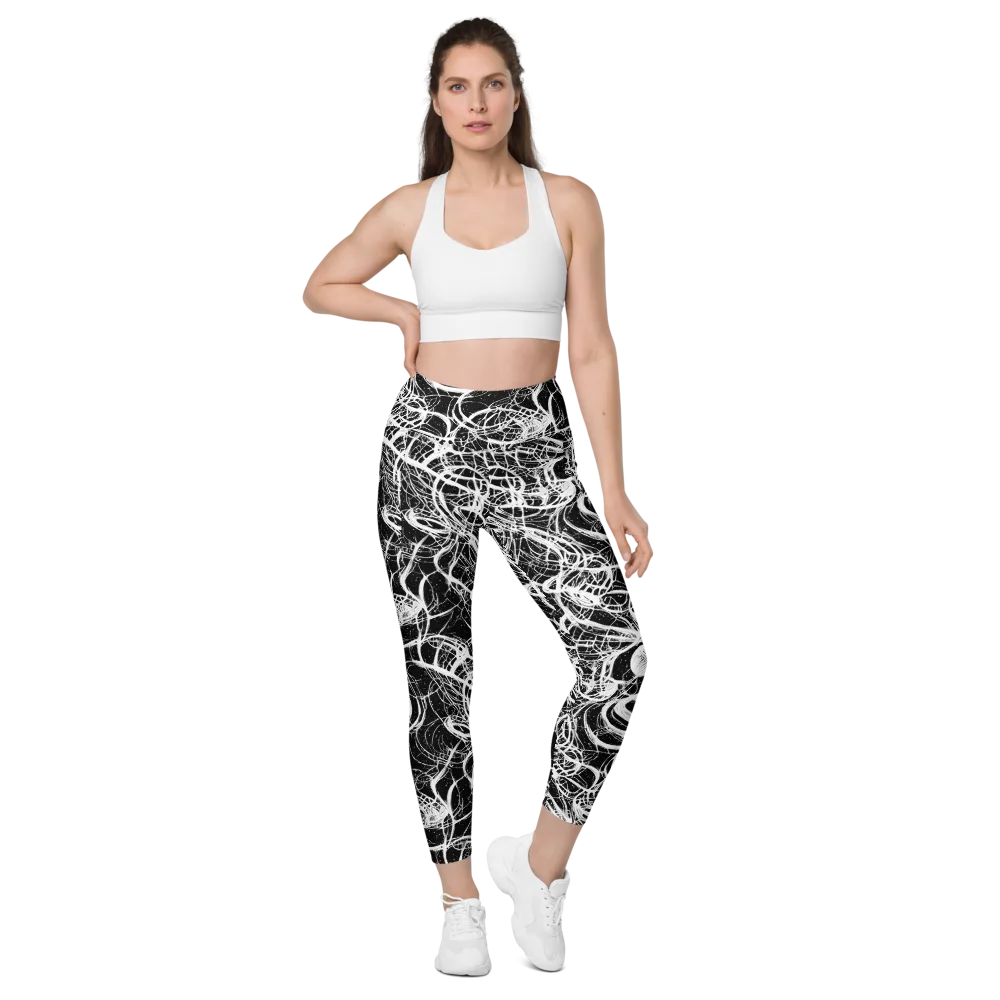 Blackroot Circuit on Leggings with Pockets — Front