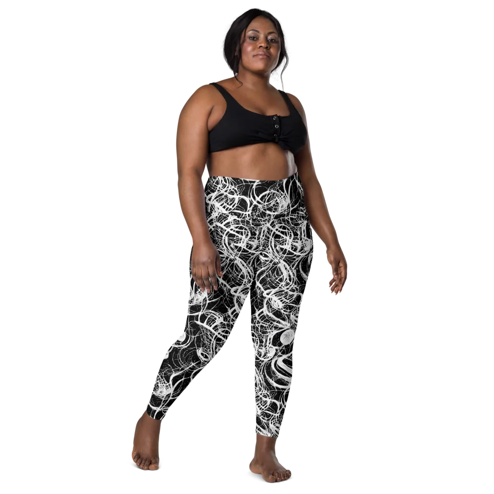 Blackroot Circuit on Leggings with Pockets — Front