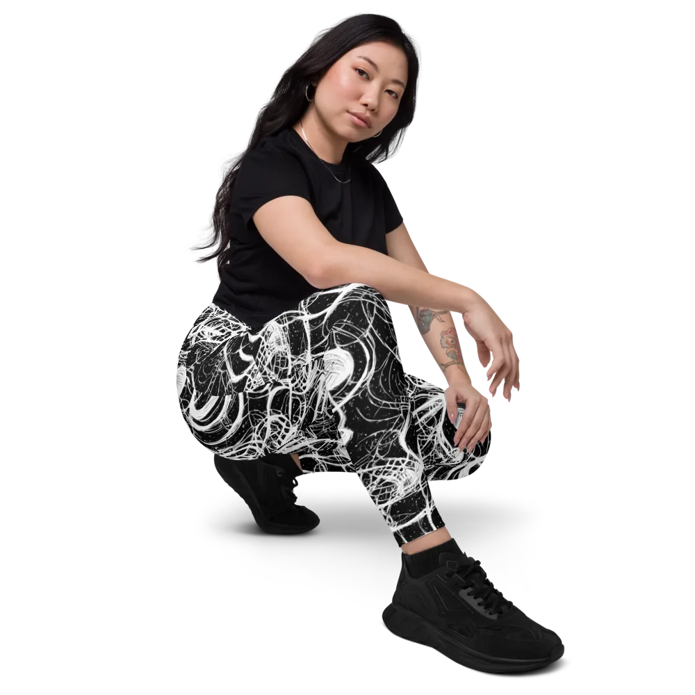Blackroot Circuit on Leggings with Pockets — Right Front