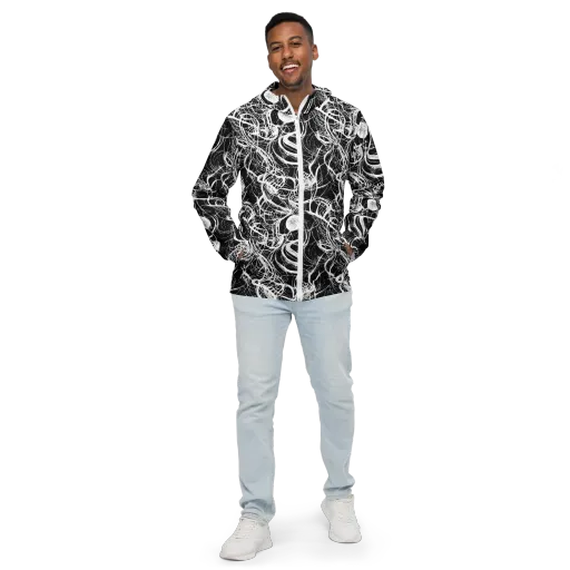 Blackroot Circuit on a Men's Windbreaker