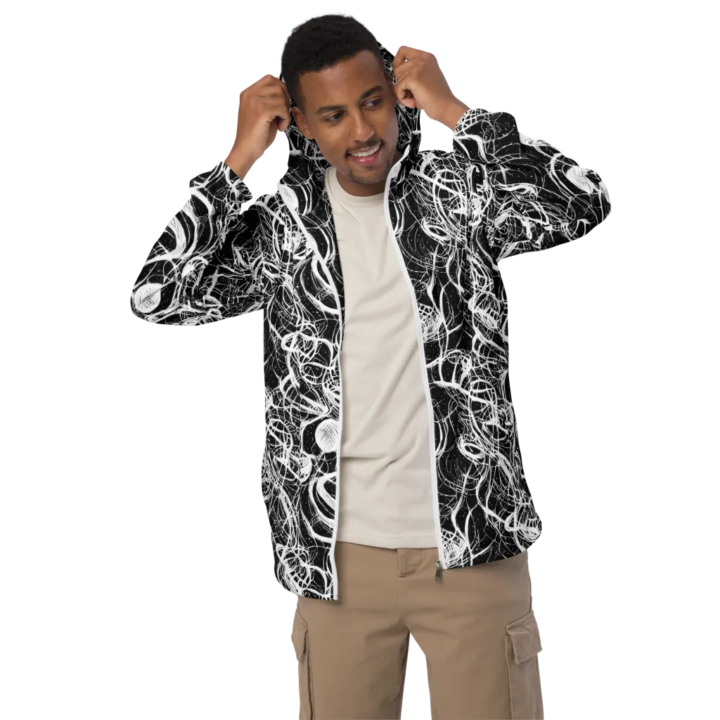 Blackroot Circuit on Men's Windbreaker — Front