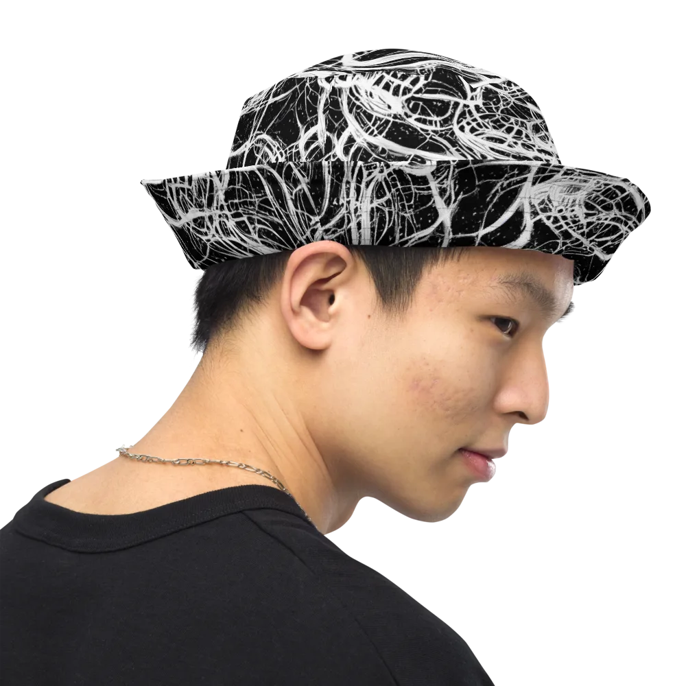 Blackroot Circuit on Reversible Bucket Hat — Right Outside
