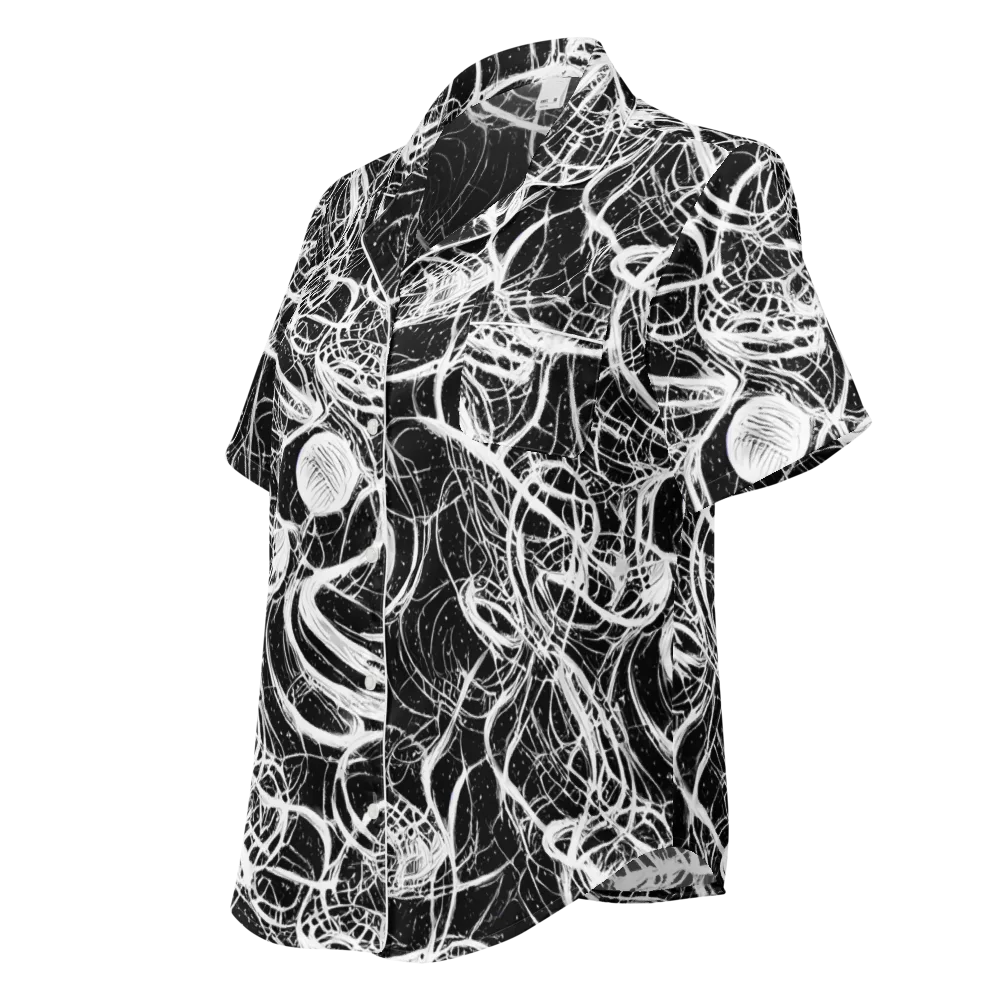 Blackroot Circuit on Women's Short Sleeve Pajama Top — Left Front
