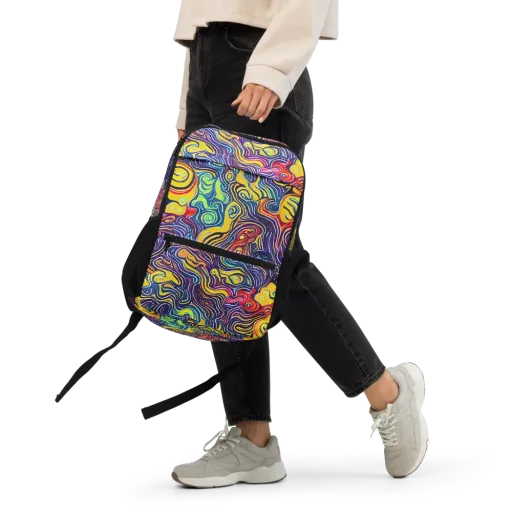 Indigo Frenzy on a Utility Backpack
