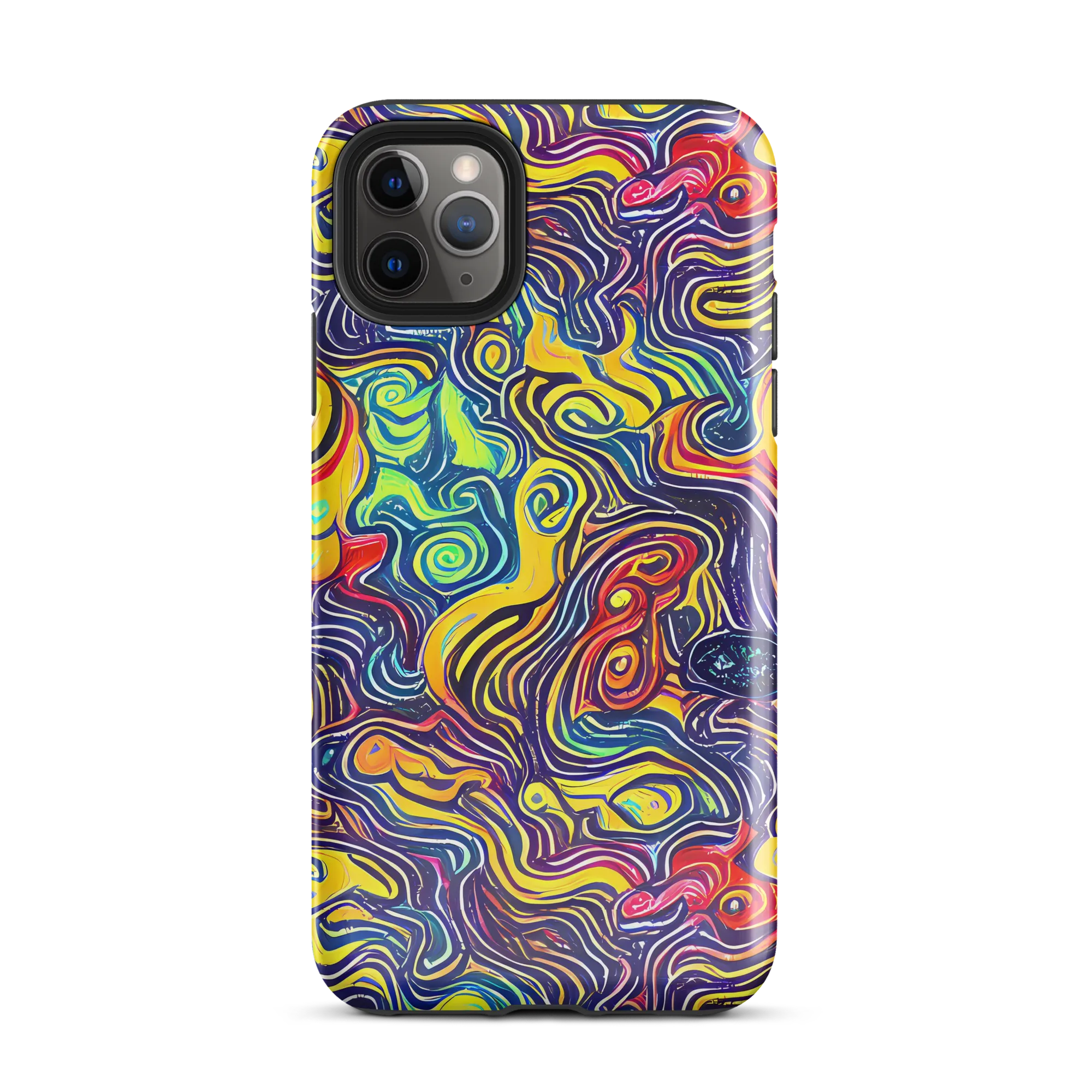 Indigo Frenzy on Tough Case for iPhone® — Front