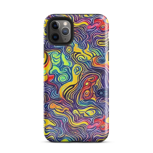 Indigo Frenzy on a Tough Case for iPhone®