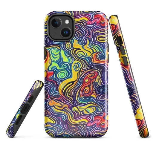 Indigo Frenzy on a MagSafe Tough Case for iPhone®