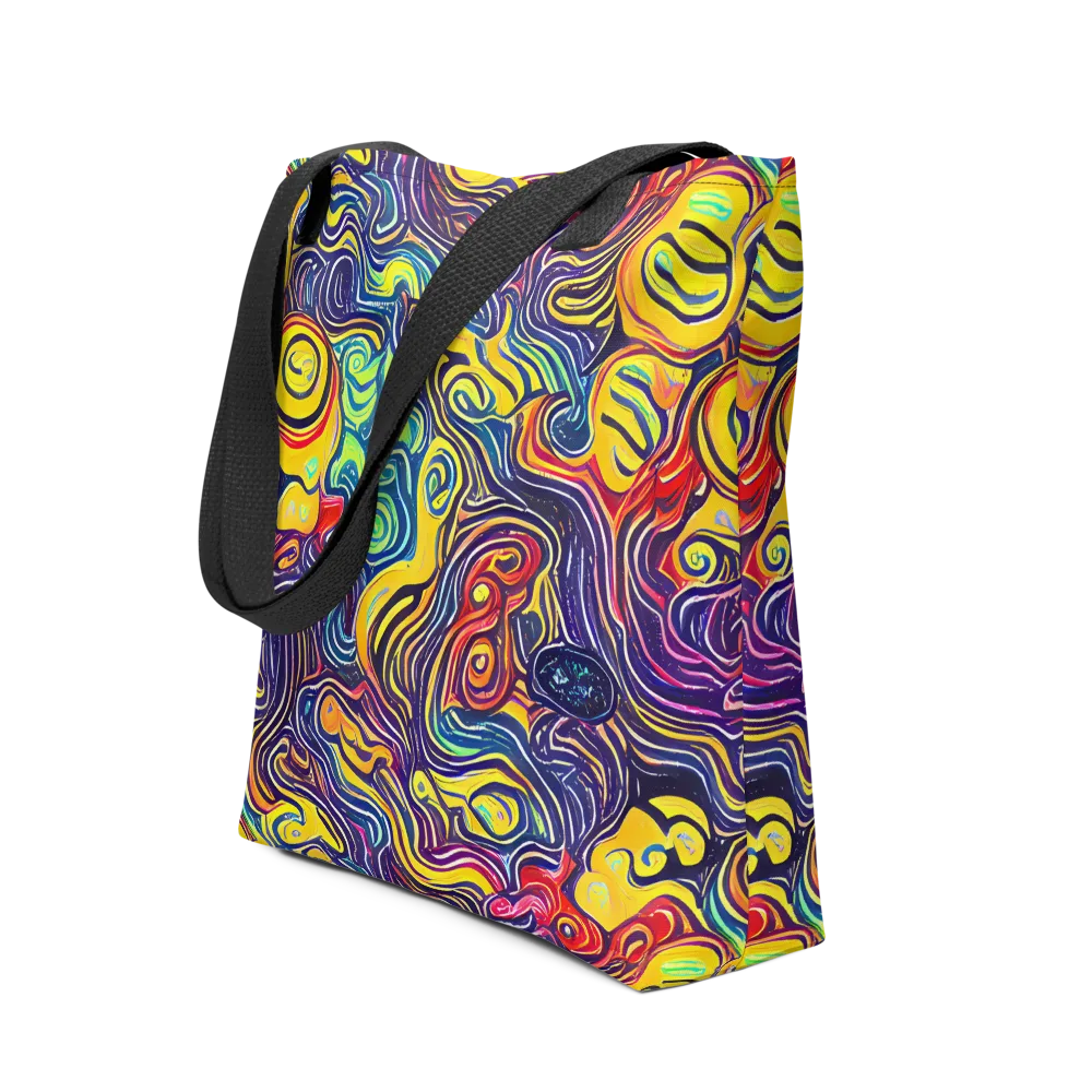 Indigo Frenzy on Tote Bag — Front