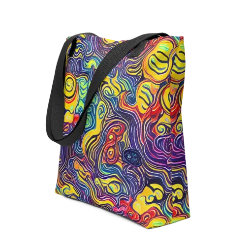 Indigo Frenzy on a Tote Bag
