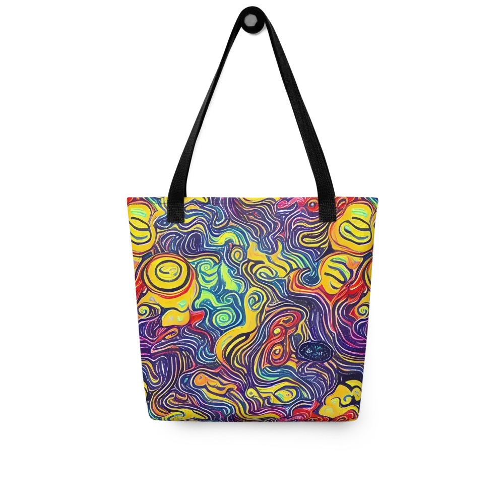 Indigo Frenzy on Tote Bag — Front