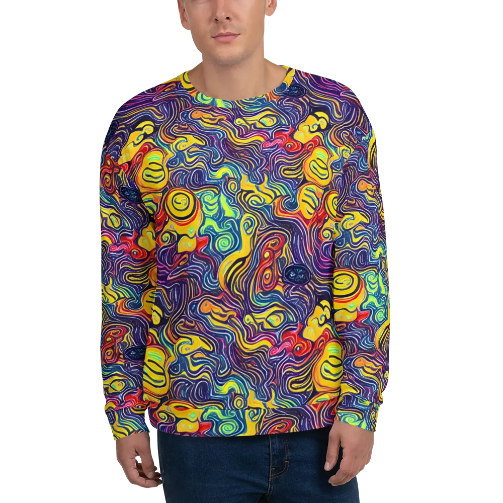 Indigo Frenzy on Sweatshirt — Front