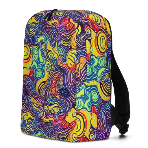 Indigo Frenzy on a Minimalist Backpack