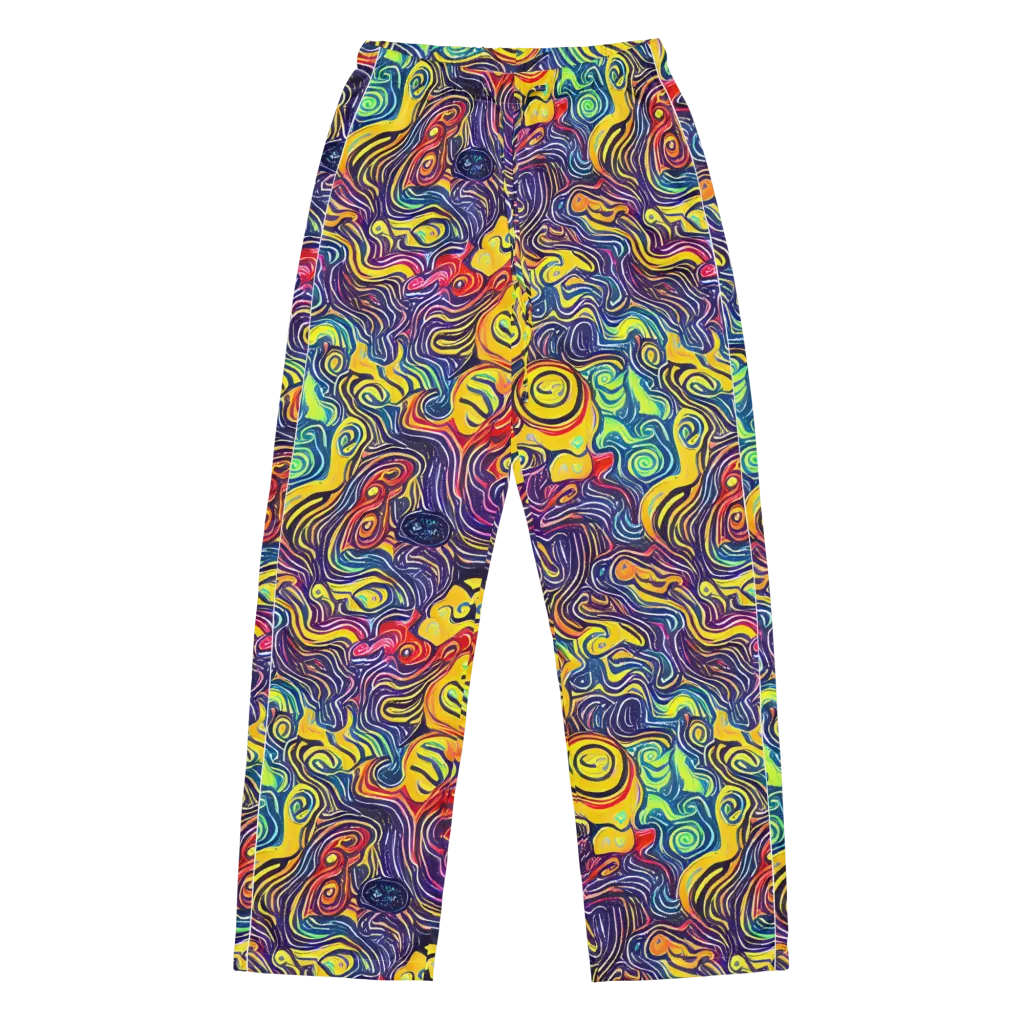 Indigo Frenzy on Women's Pajama Pants — Front