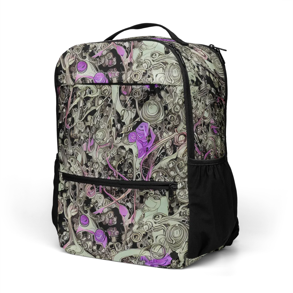 Molten Curiosity on Utility Backpack — Left Front