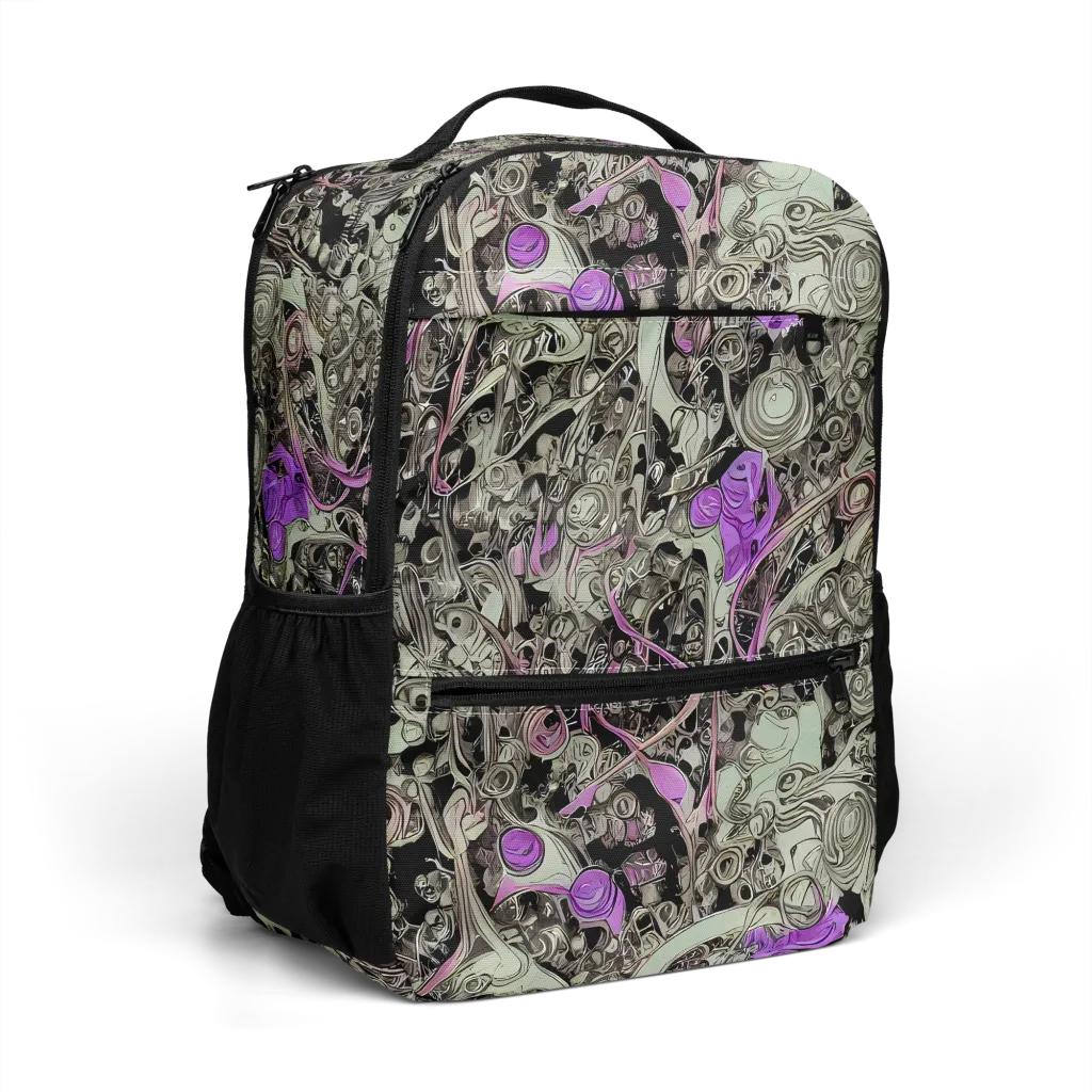 Molten Curiosity on Utility Backpack — Right Front