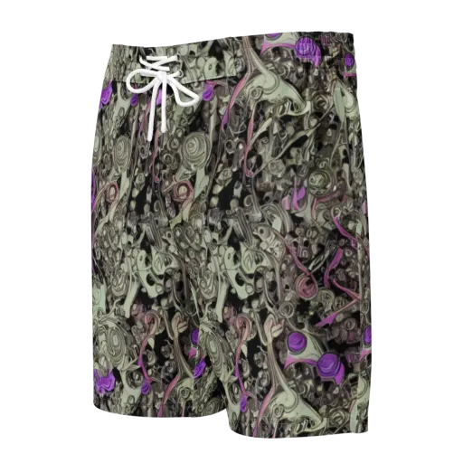 Molten Curiosity on a Men's Board Shorts