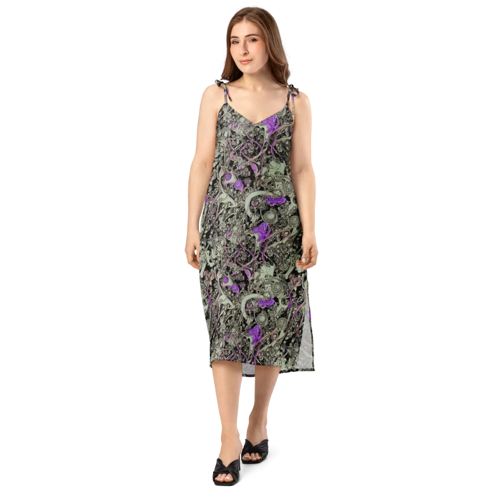 Molten Curiosity on Slip Dress — Front