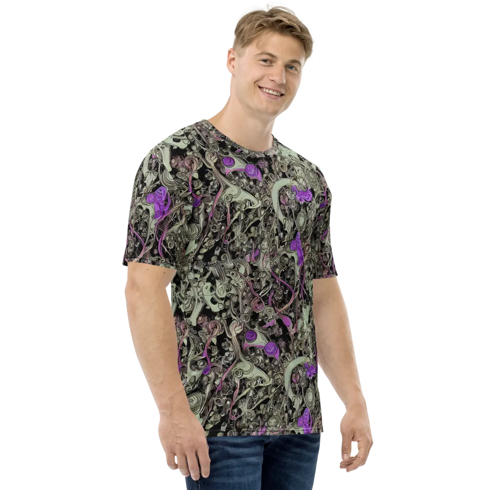 Molten Curiosity on Men's Crew Neck T-Shirt — Right