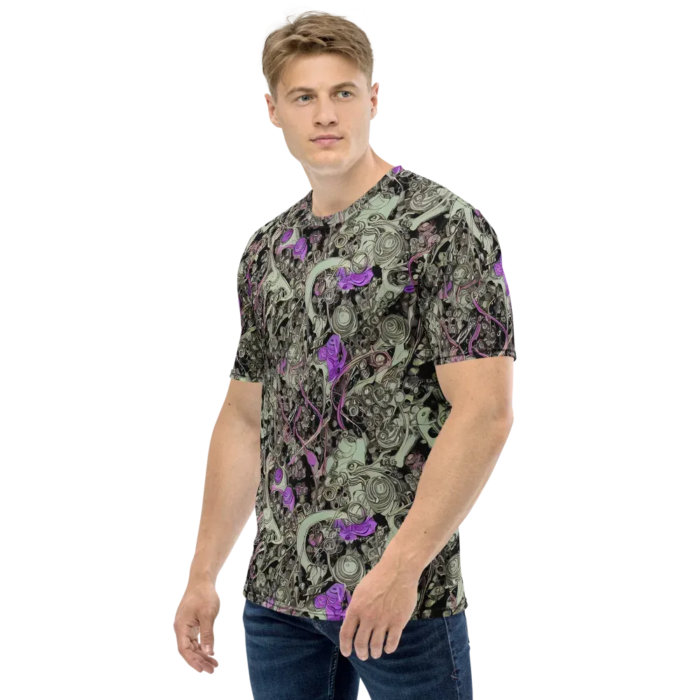 Molten Curiosity on Men's Crew Neck T-Shirt — Left