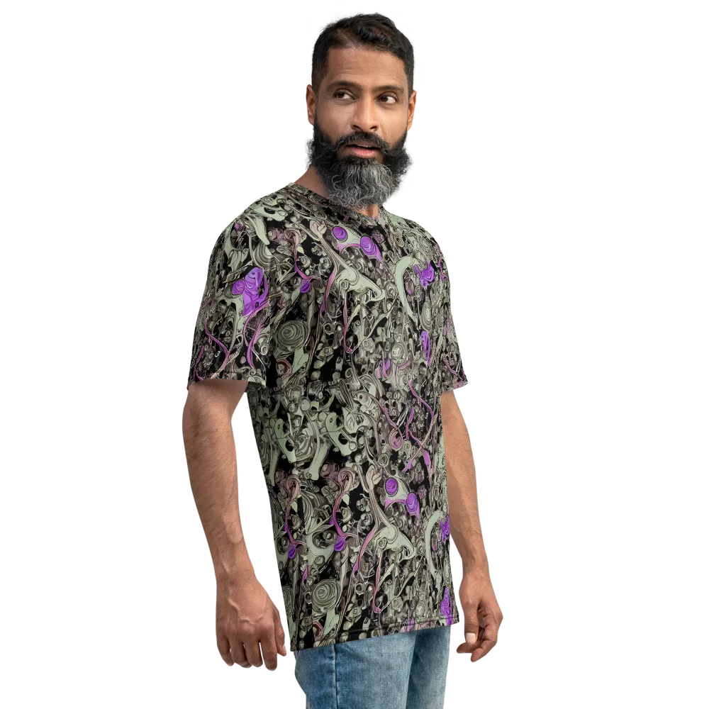 Molten Curiosity on Men's Crew Neck T-Shirt — Right