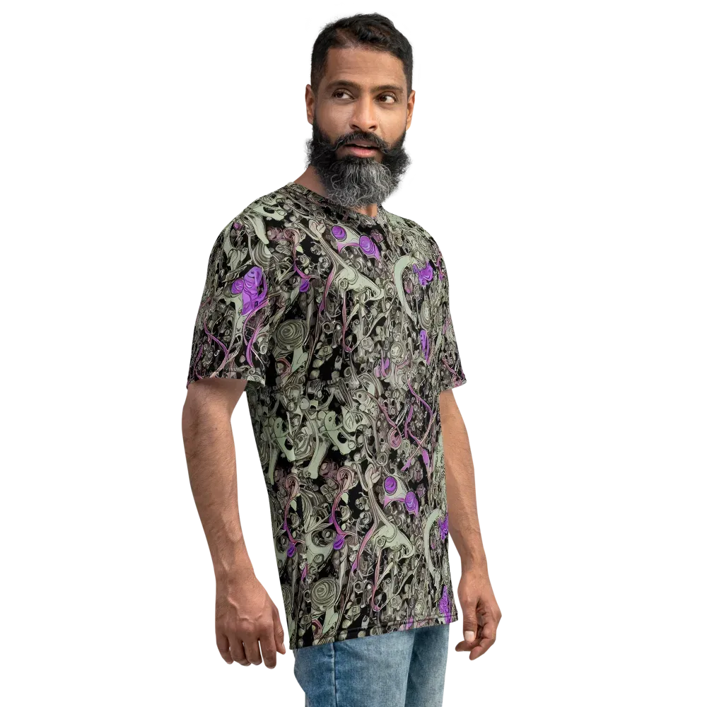 Molten Curiosity on Men's Crew Neck T-Shirt — Right
