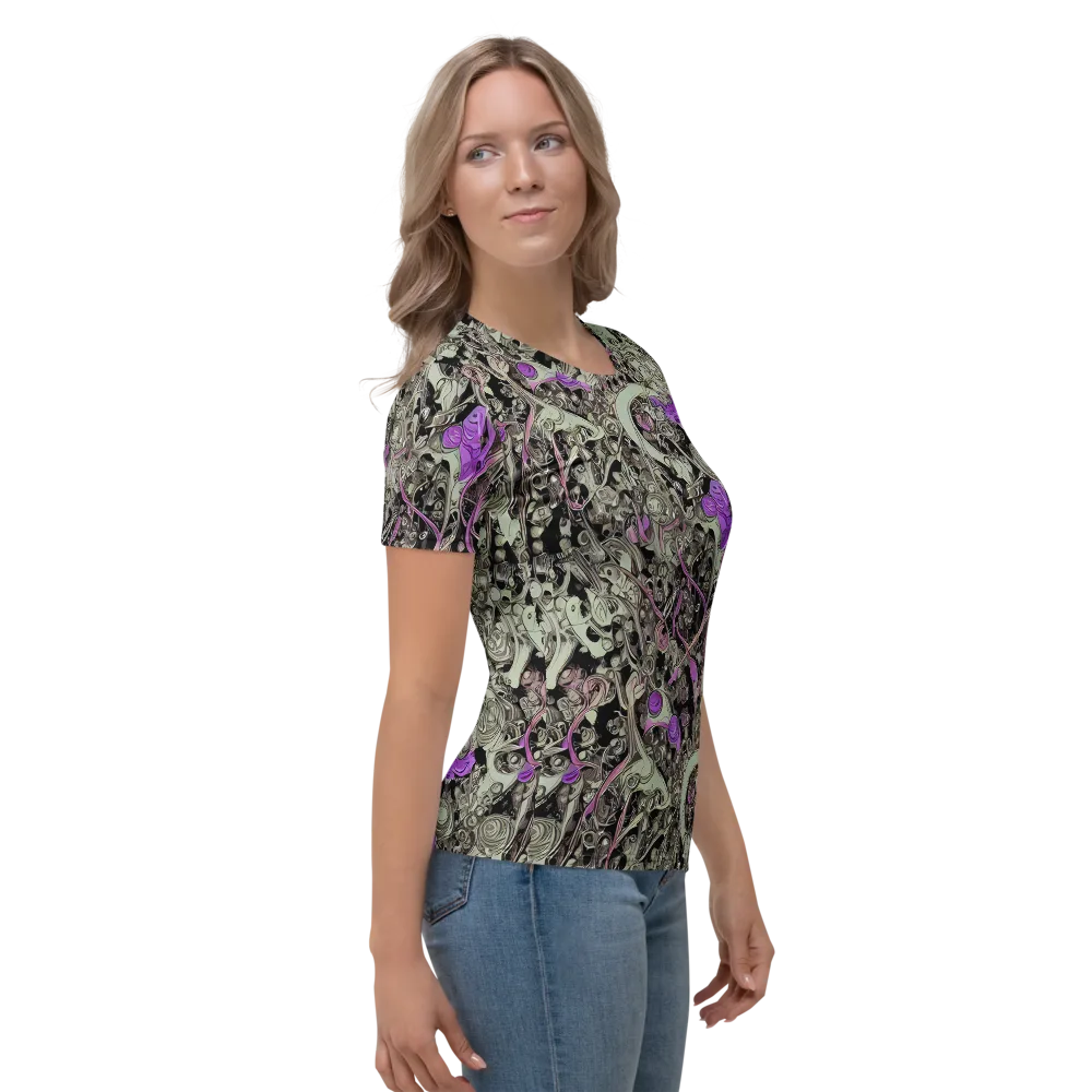 Molten Curiosity on Women's Crew Neck T-Shirt — Right