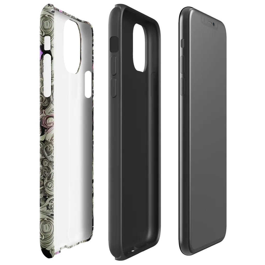 Molten Curiosity on Tough Case for iPhone® — Right