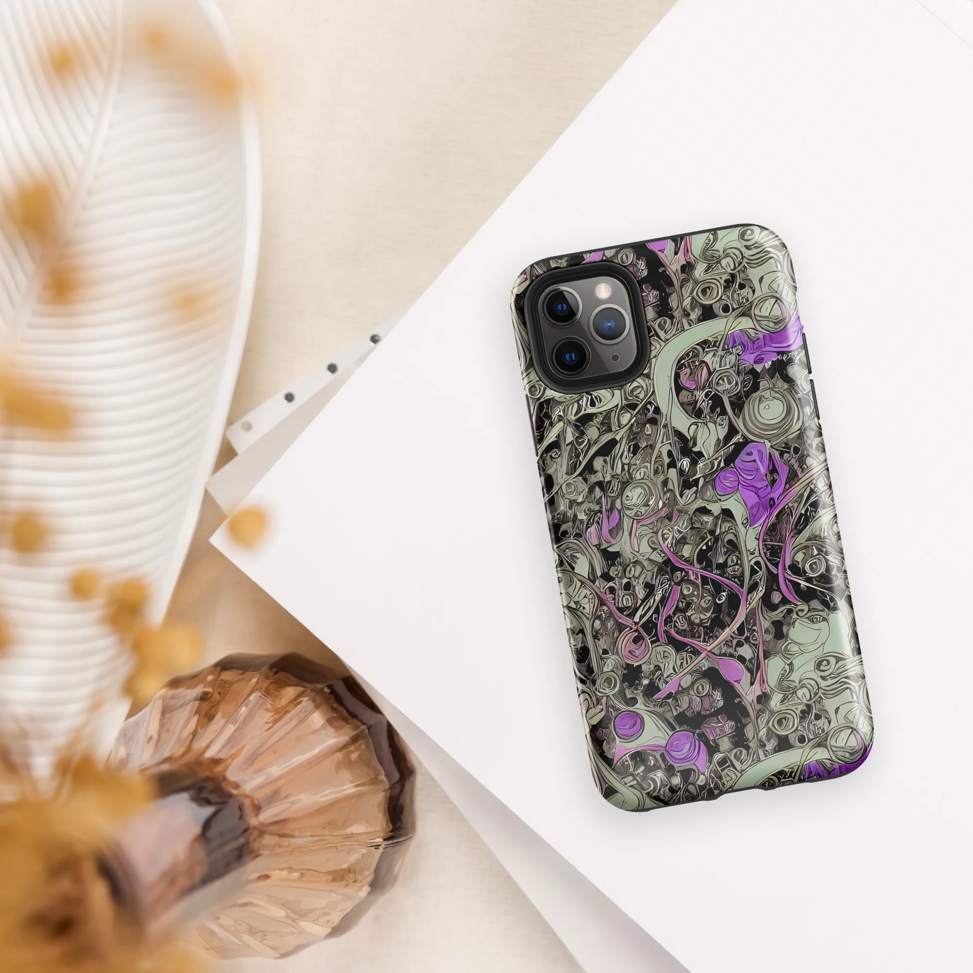 Molten Curiosity on Tough Case for iPhone® — Front