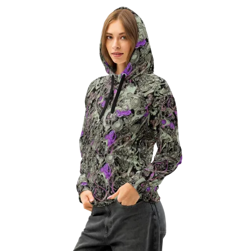 Molten Curiosity on a Cotton Hoodie