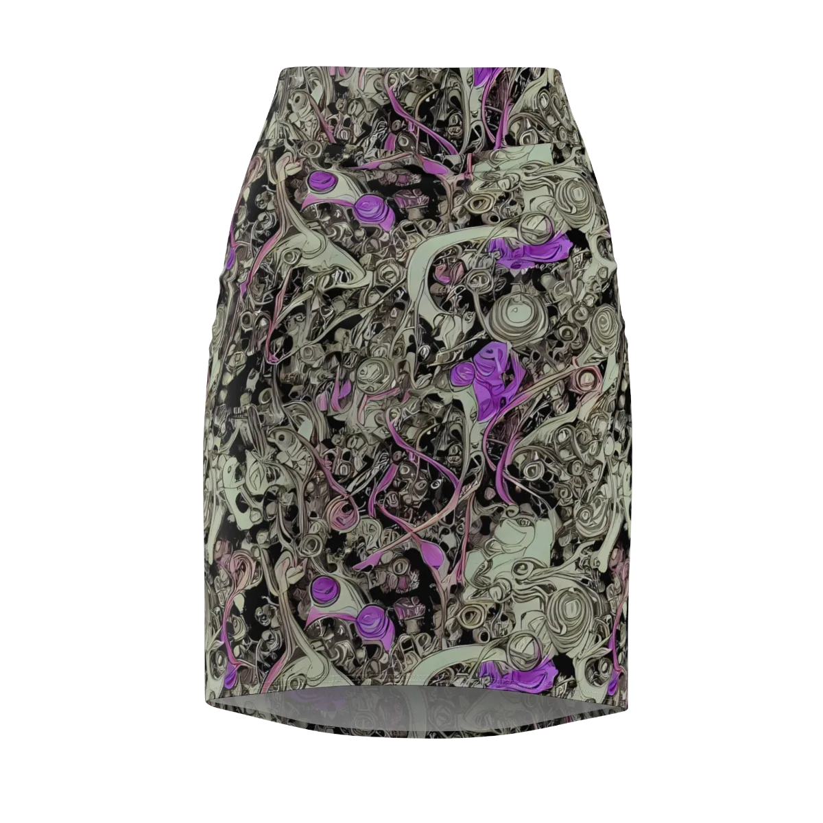 Molten Curiosity on Pencil Skirt — Front