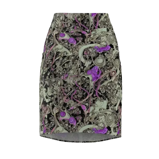 Molten Curiosity on a Pencil Skirt
