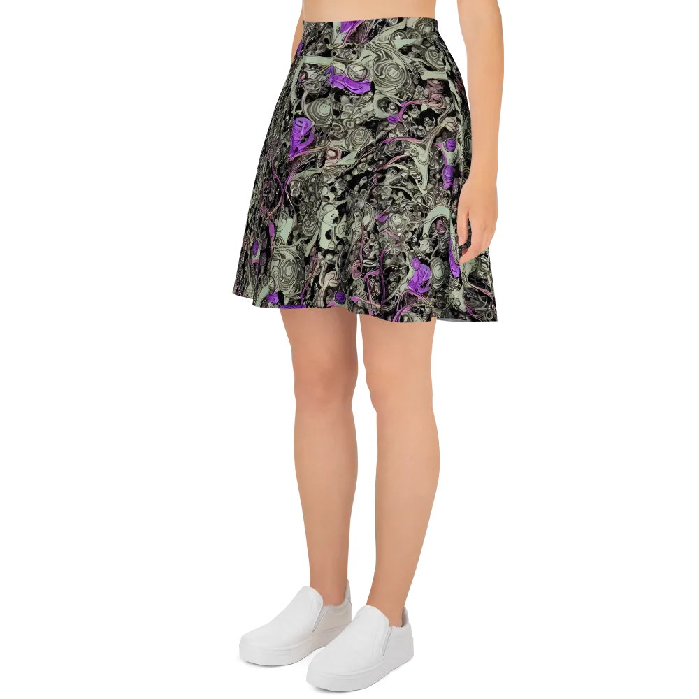 Molten Curiosity on Skater Skirt — Left