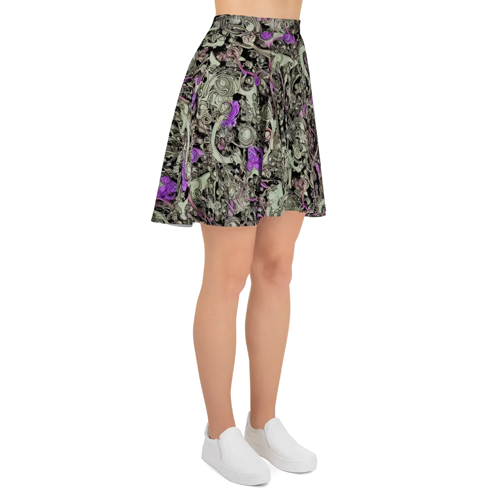 Molten Curiosity on Skater Skirt — Right
